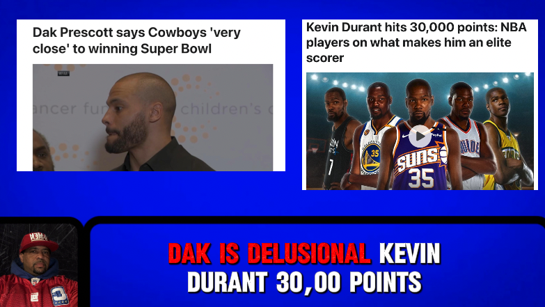 DAK PRESCOTT IS DELUSIONAL IN DALLAS
