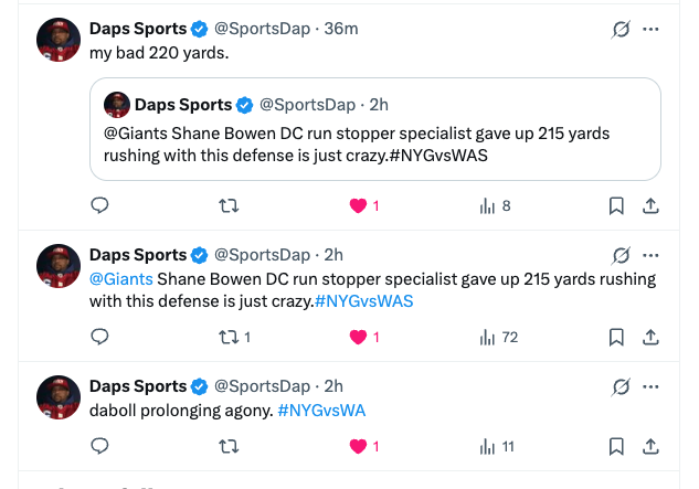 New Year Same Results New York Giants